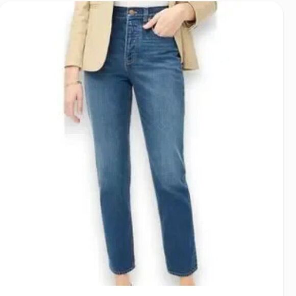 J. Crew Factory BX530 Premium Edition High-rise Straight Jeans size 25 Tall NWT - Picture 2 of 15